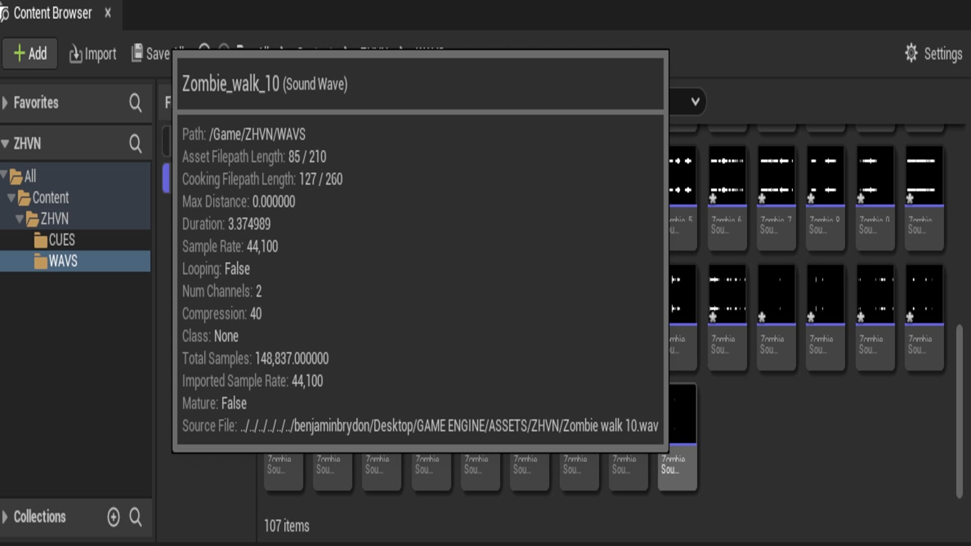 ZOMBIES, VAMPIRES, NECROMANCERS AND HUMANS in Sound Effects UE